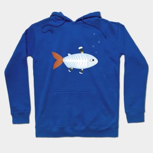 X-ray Tetra Fish Hoodie